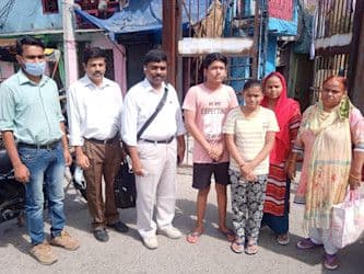 Supporting to the family of Mrs. Archana Thomas