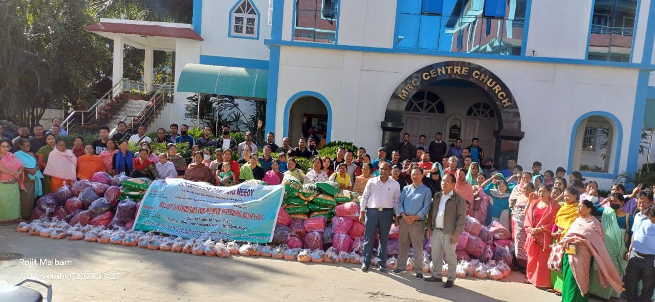 Relief support to needy people of Manipur